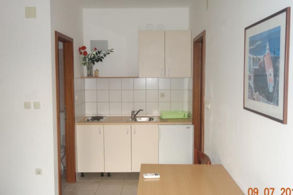 dining room and kitchen