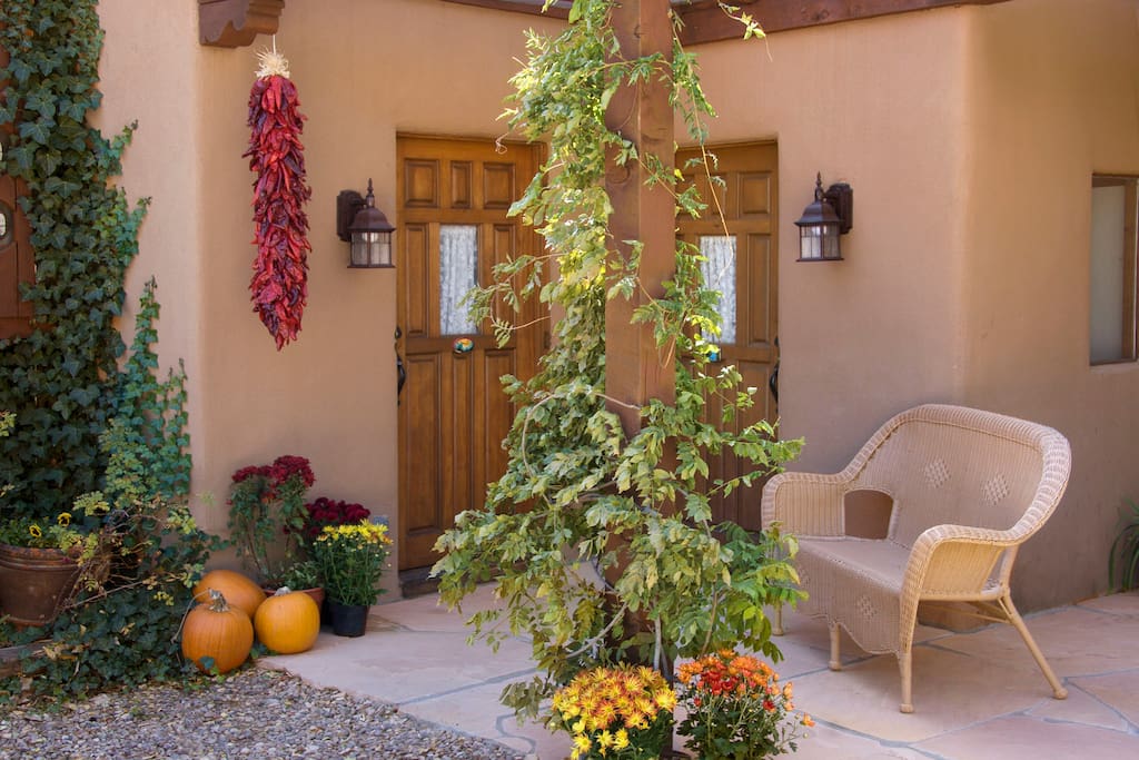 Entrance to Casa Juniper and the adjacent Casa Pinon.