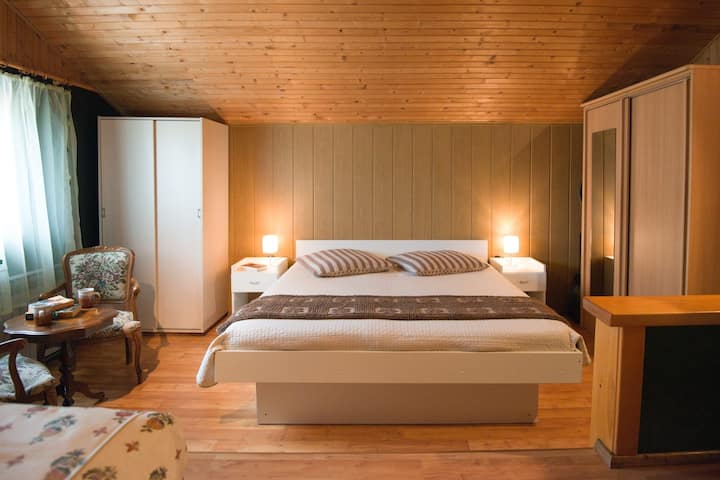 One bedroom cozy attic apartment