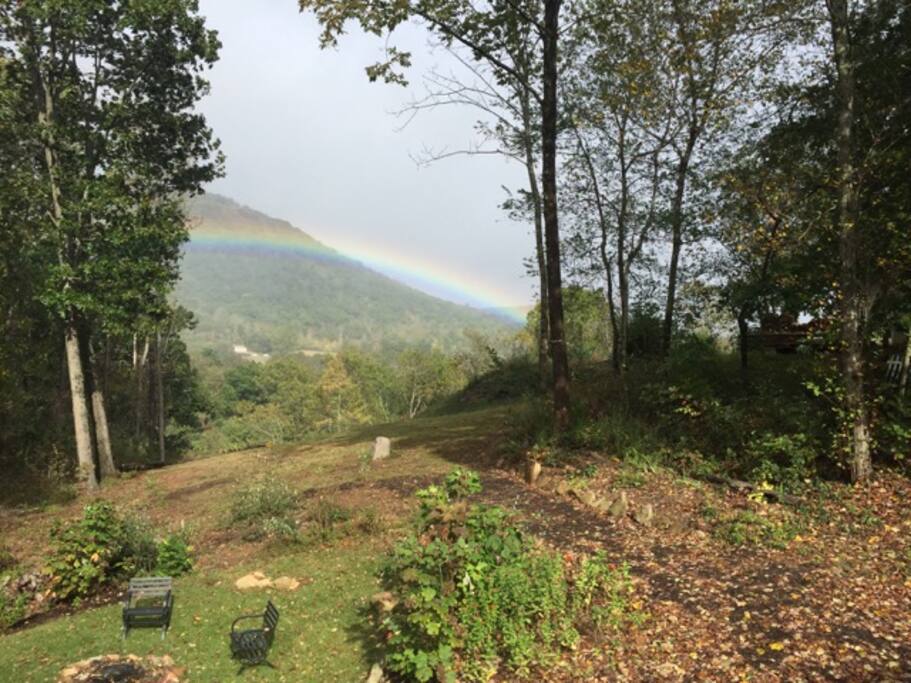 Mountain view (not always a rainbow!)