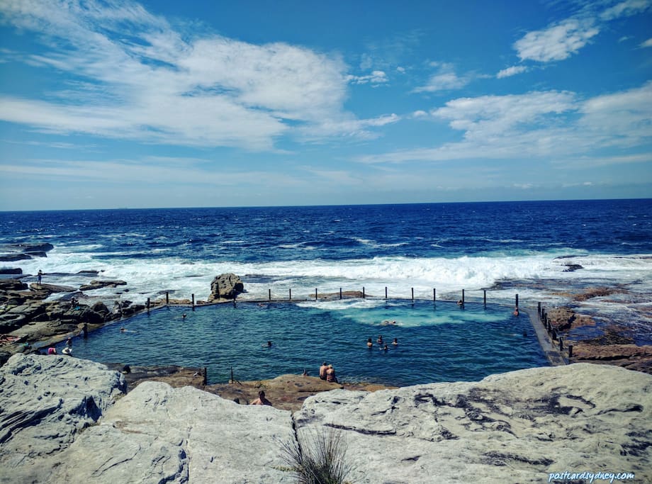 500m to natural ocean pool, Mahon pool