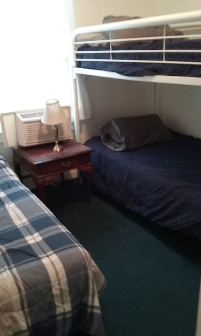 Twin and bunk beds