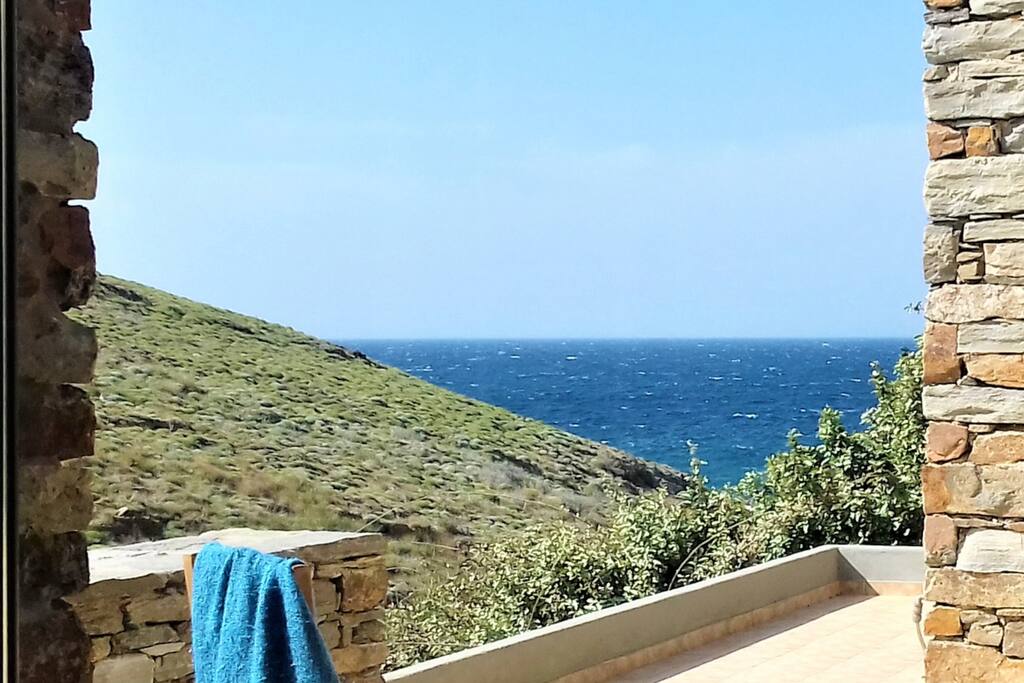 Sea view from the balcony