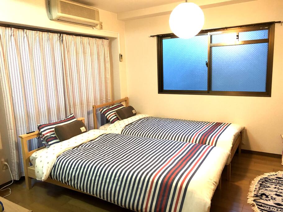 Two beds