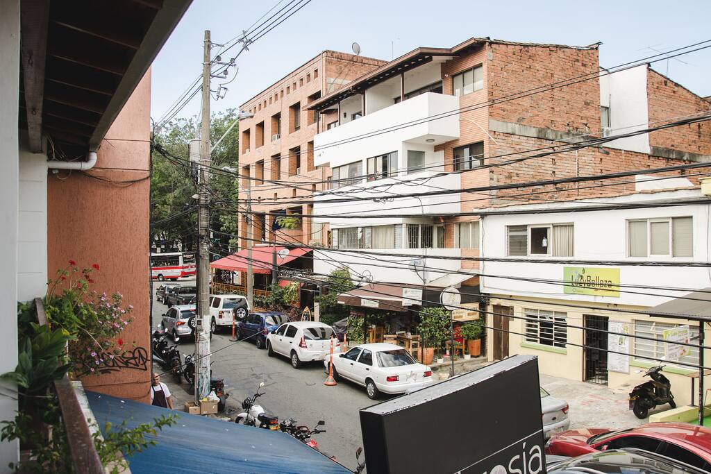 Patio view of Poblado