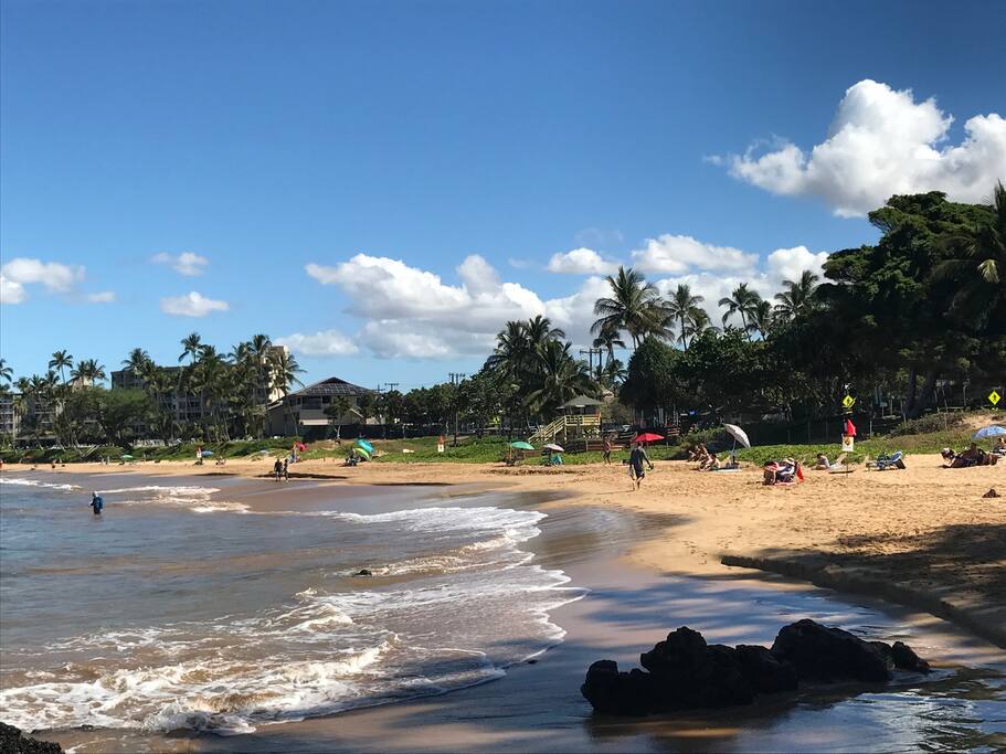 Kam II Beach, Great Snorkeling, Boogie Boarding and Lifeguard Protected
