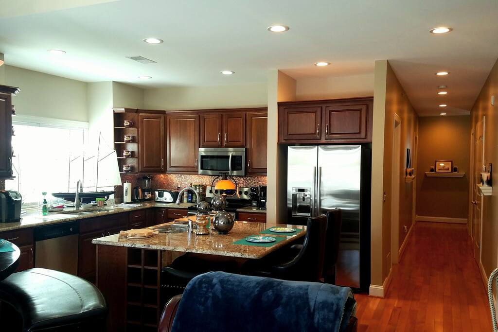 Well stocked with every kitchen appliance we could think of!