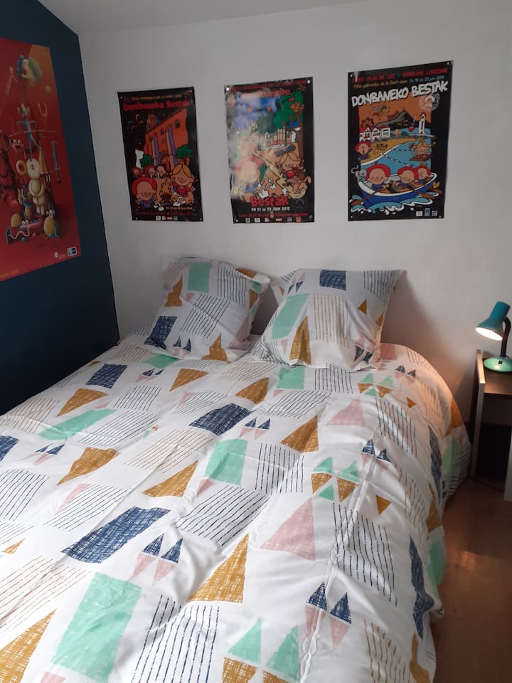 Habitación con 2 camas dobles