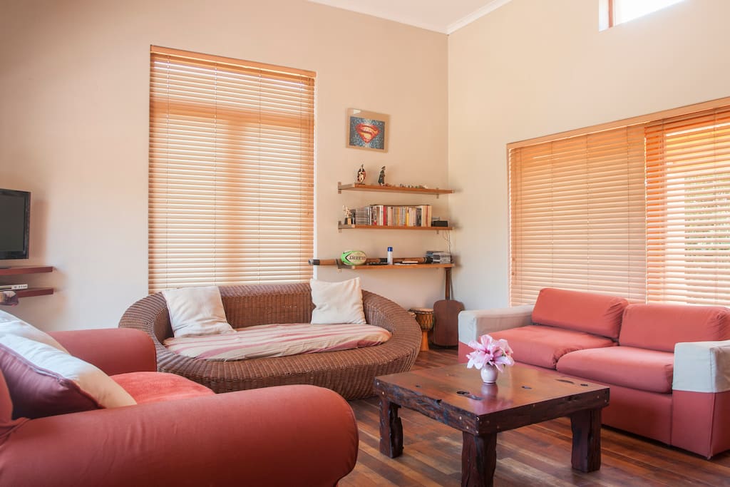 Comfy couches in the living room
