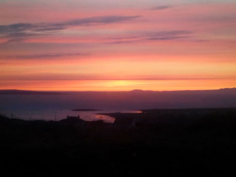 View from the front of the cottage