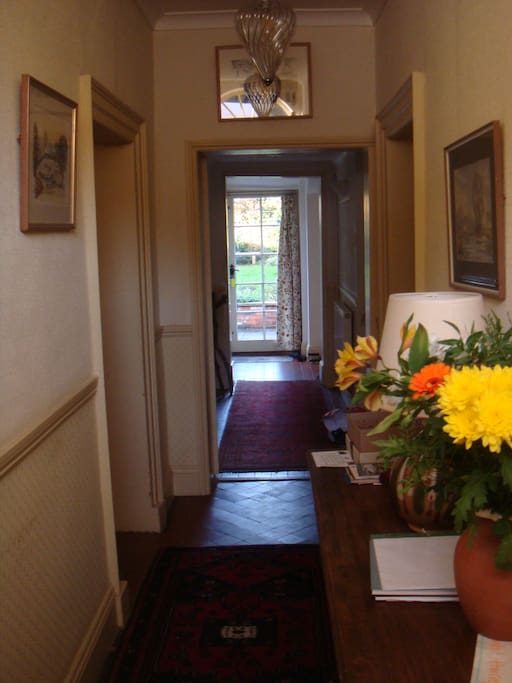 Front hall towards garden