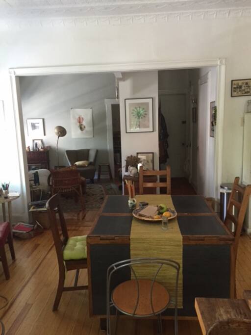 Kitchen and Living room adjoined