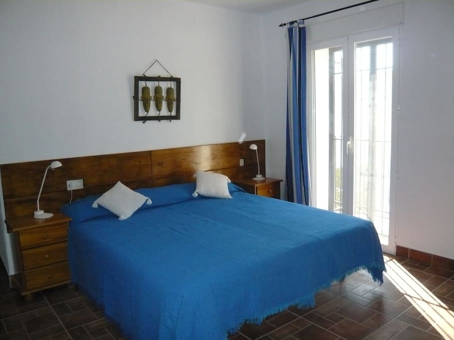 Butterfly Room, super king size bed with private balcony, ensuite shower room and spectacular views.
