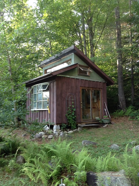 Rustic Cabin Amidst Organic Gardens