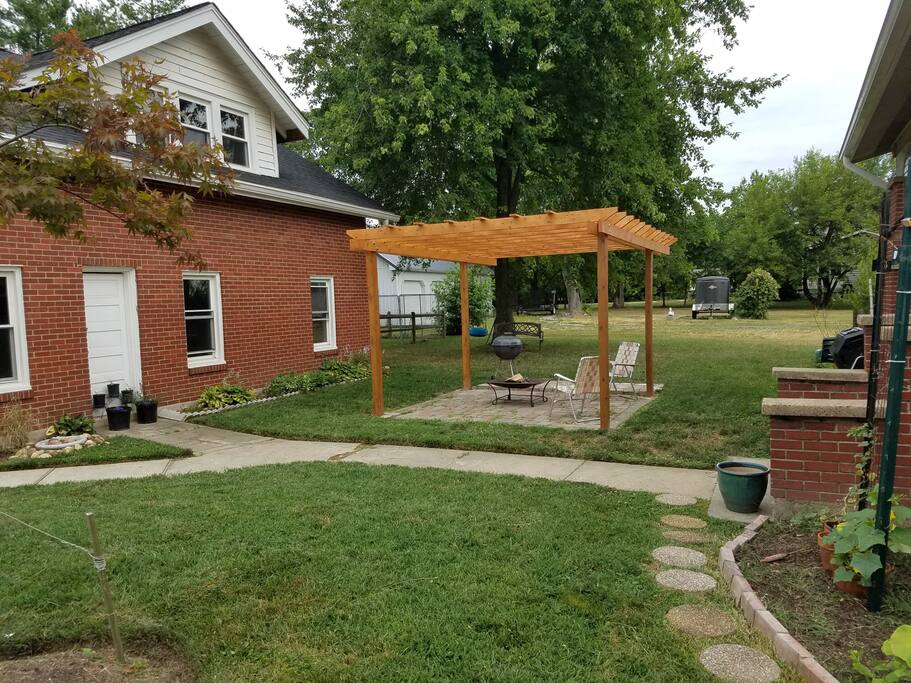 Outdoor sitting areas; back yard patio etc.