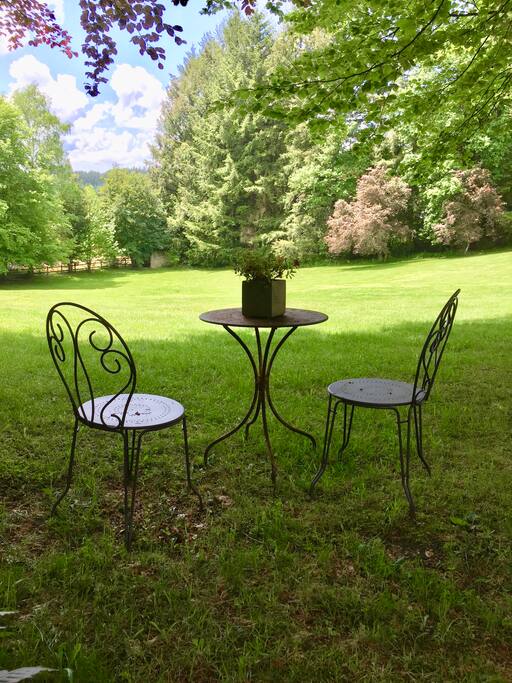 Pause dans le parc