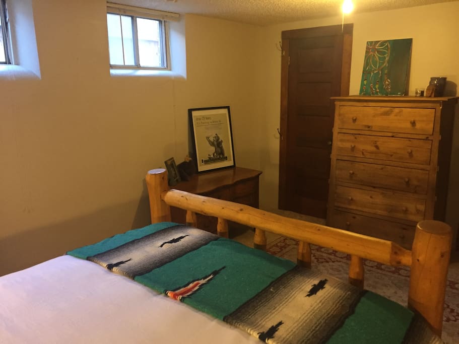 Walk-in closet and 2 dressers, so unpack and relax!