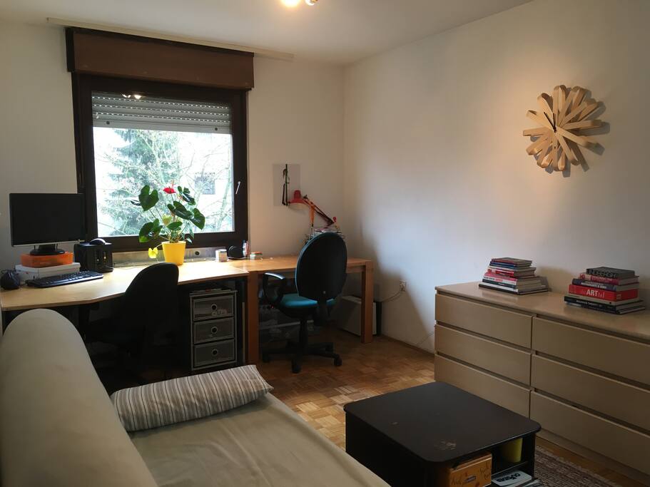 If you need to work, there is a dedicated space. As said before, we hope you don't have to.