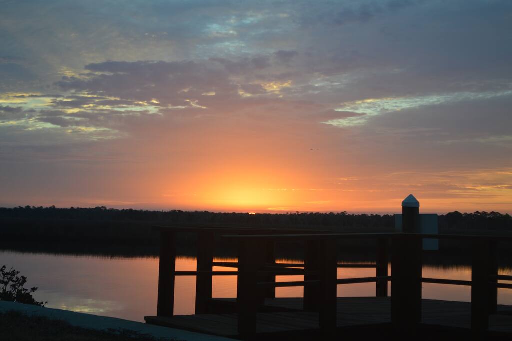 Sunrise from the house