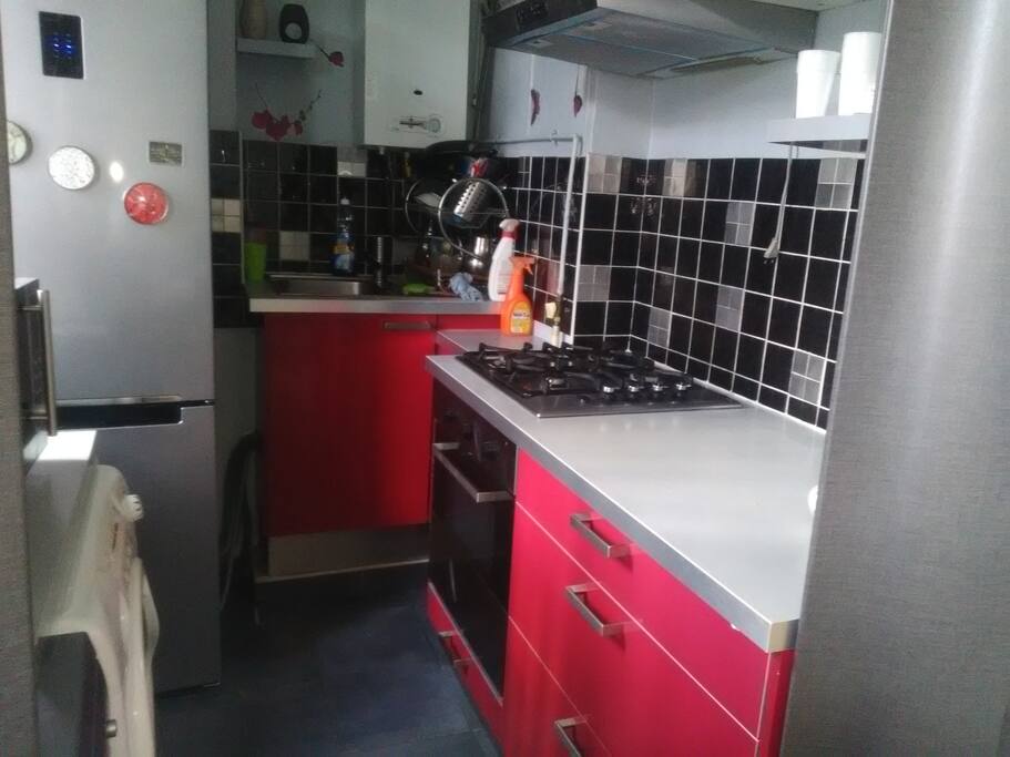 la cuisine ouverte sur salon/séjour
