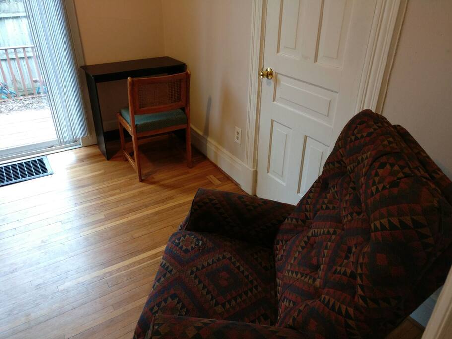 Study table and recliner