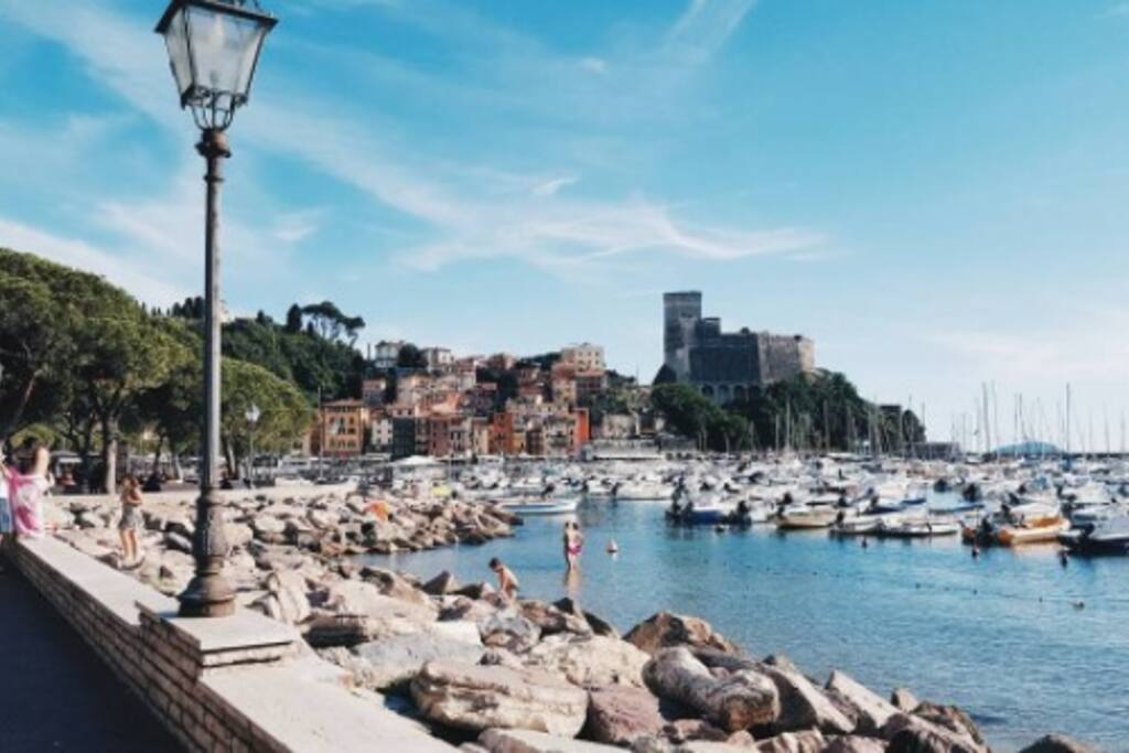 Vista sotto casa- gli scoglietti-