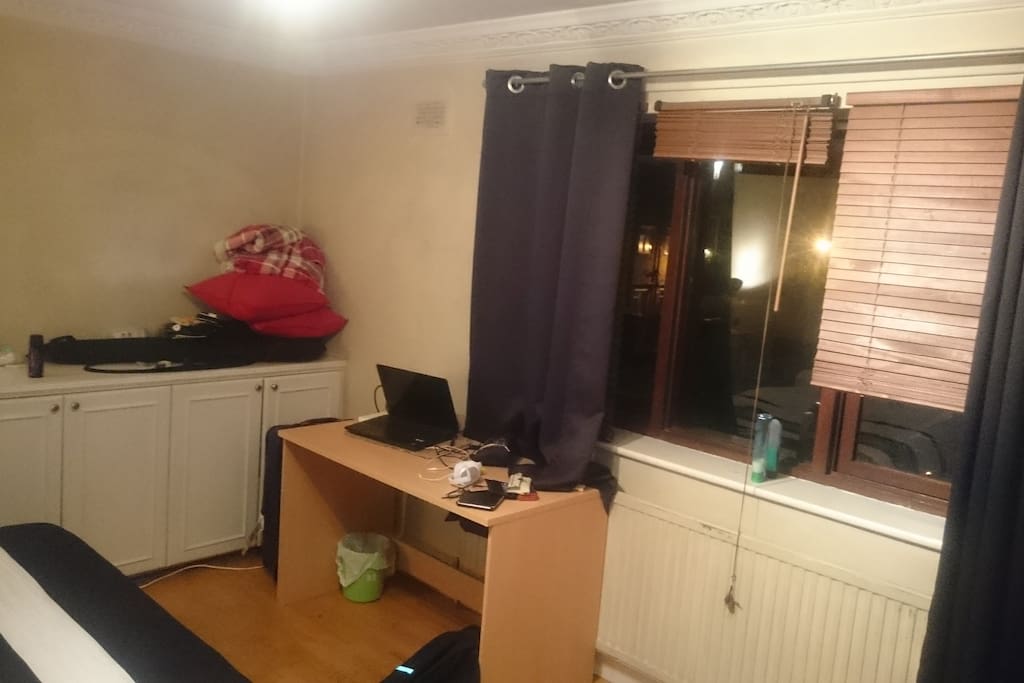 desk and window