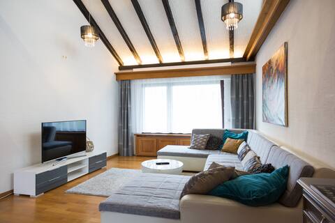 Spacious duplex apartment