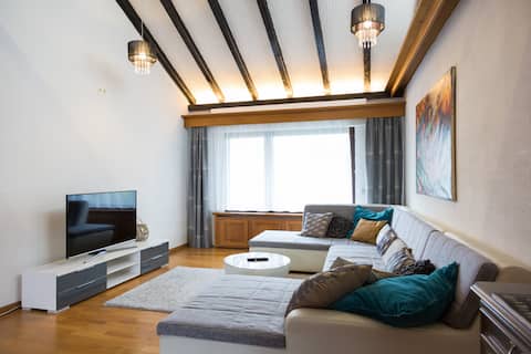 Spacious duplex apartment