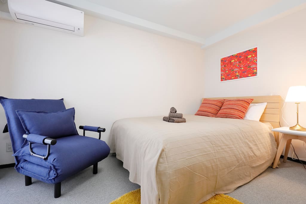 The apartment is very spacious and comfortable.