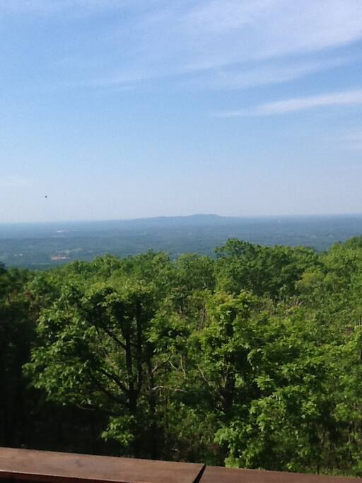 Long distance views of the Upstate. Beautiful night views.