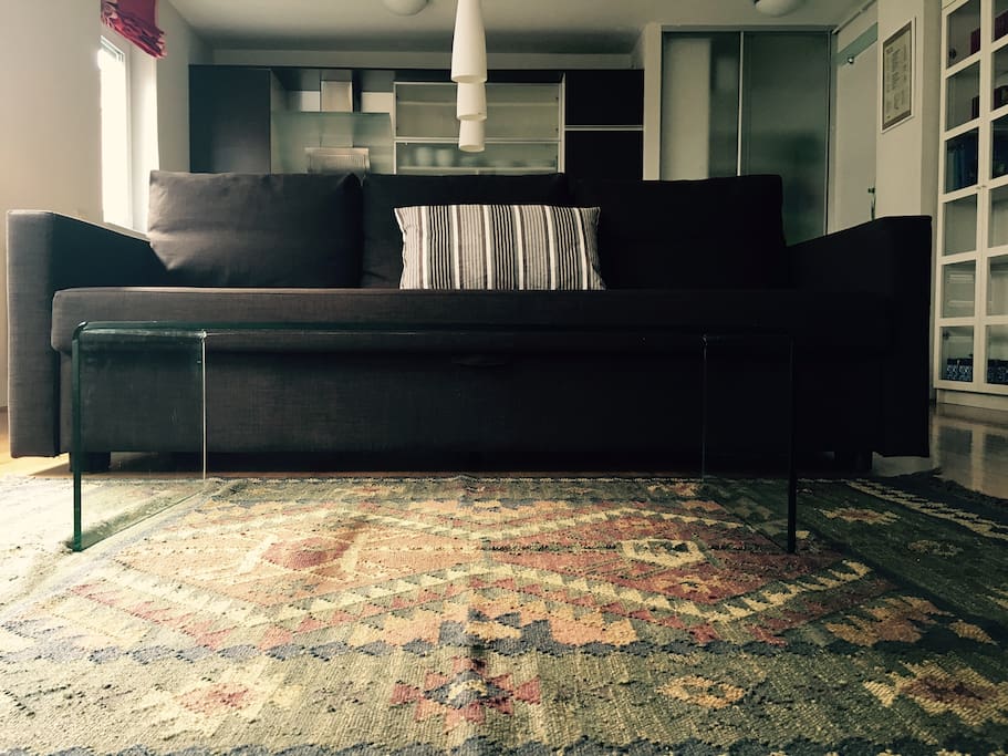 Sofa and sofa table