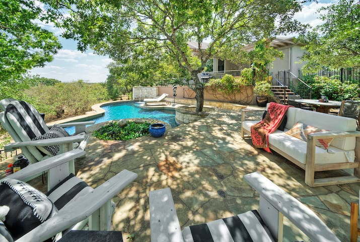 Resort Feel w/ Private Pool + Hill Country Views
