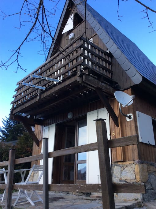 Chalet avec terrasse et Balcon d Etage