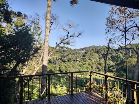Monte Verde- House with amazing view and sunset.