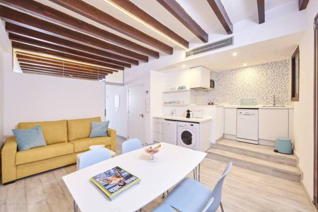 Apartamento Ibiza.
Cocina salon