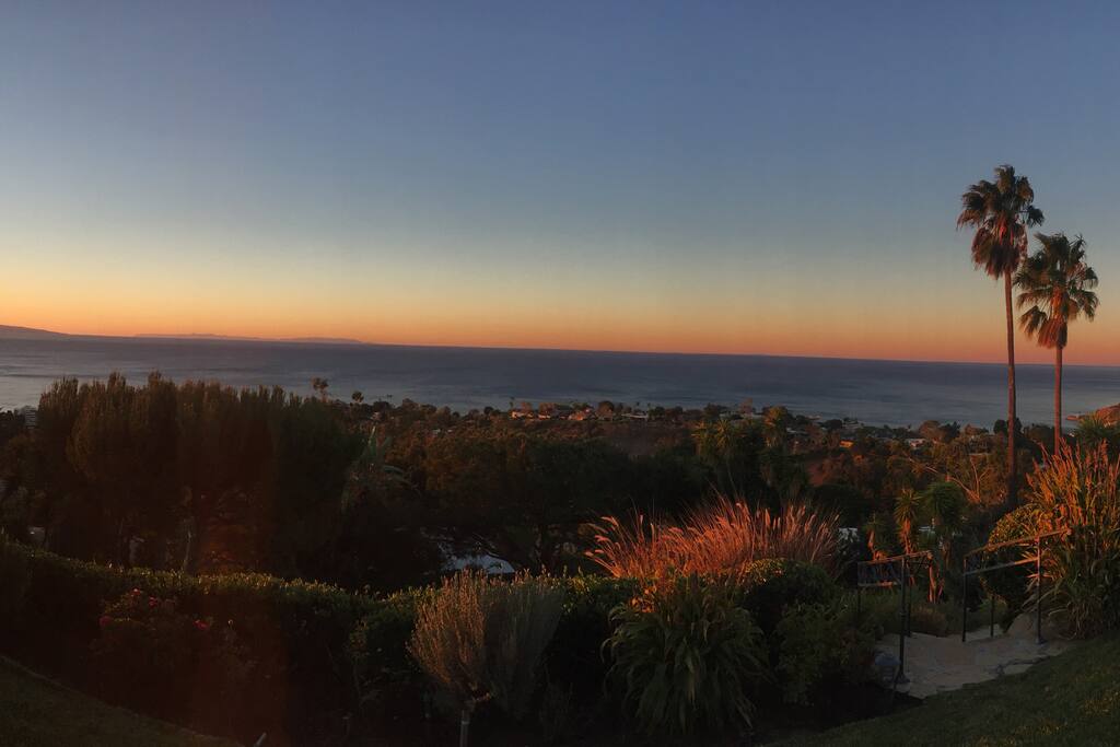 the view toward Catalina Island