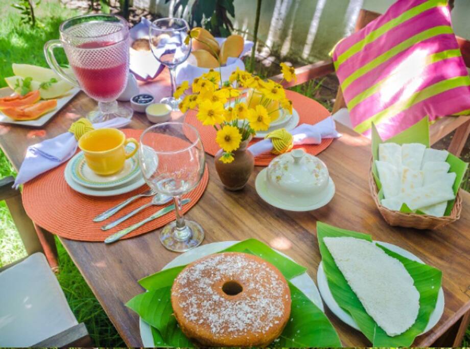 Nosso café da manhã com jeitinho de casa de mãe