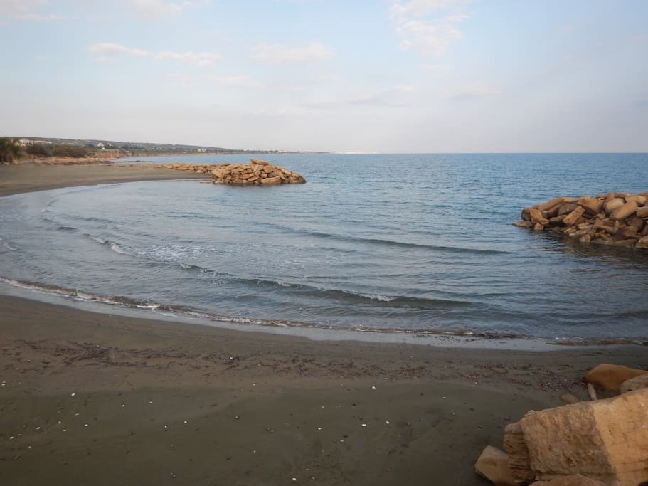 Maia Beach 2-min walk away