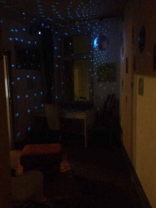 Disco lights if you wish.