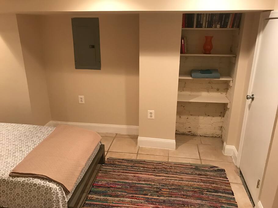 Memory foam twin sized bed.