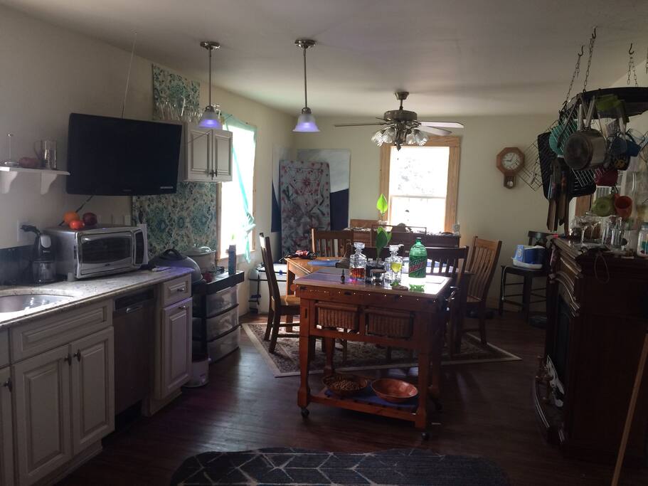 Kitchen and dining area