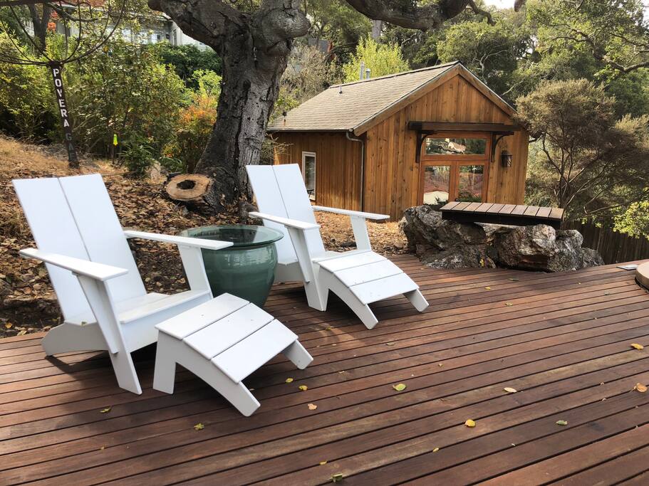 View of the cottage from the deck