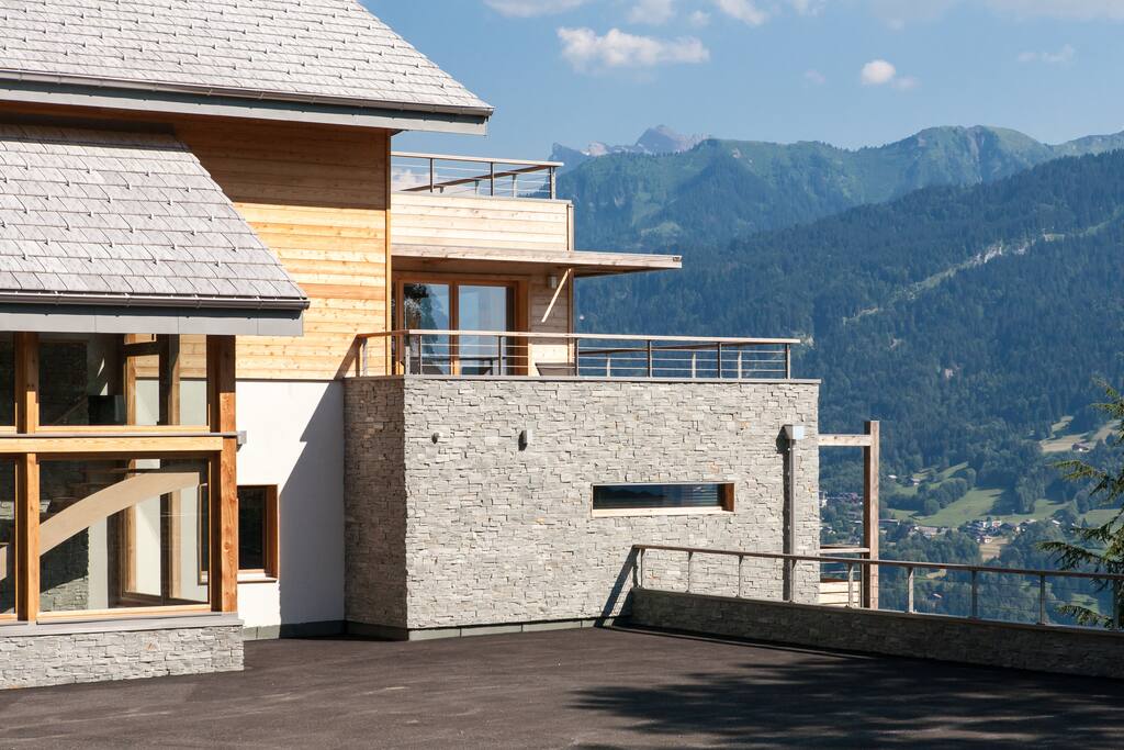 Vue Entrée du Chalet