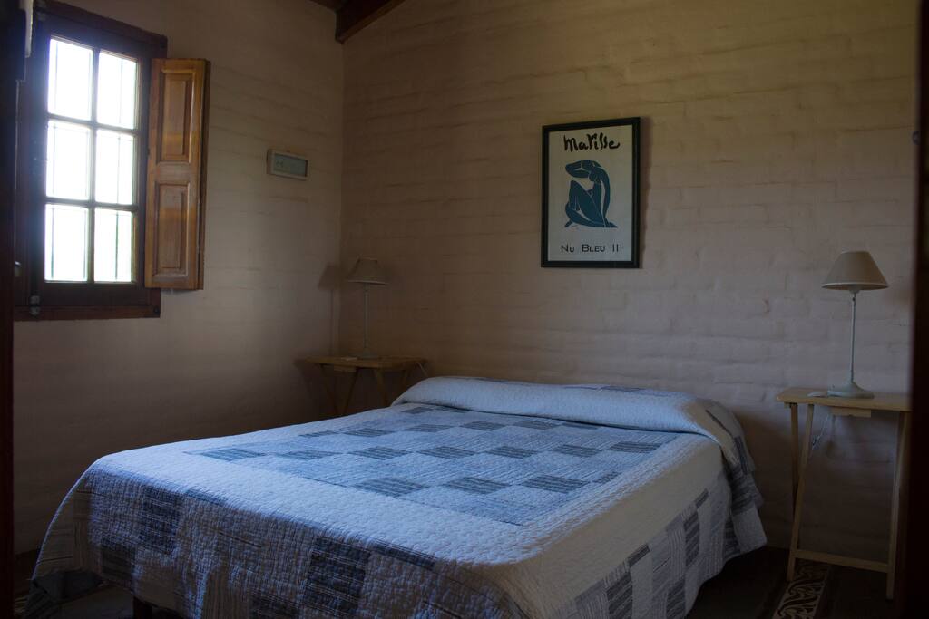 Cabaña 1 - Habitacion cama matrimonial