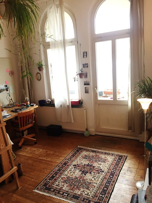 Das Zimmer mit großem Hochbett