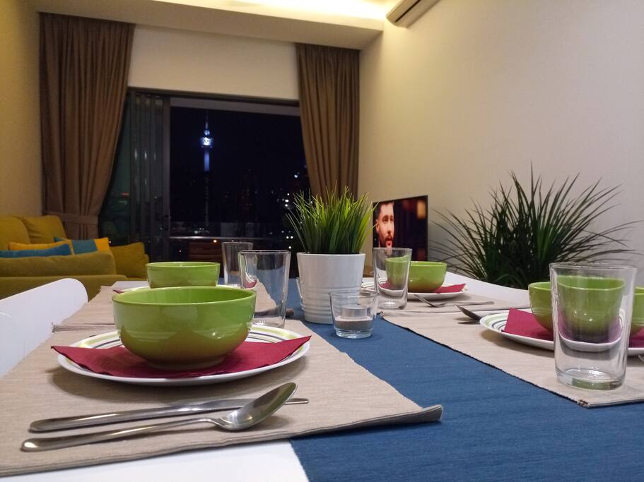 Dining with KL view