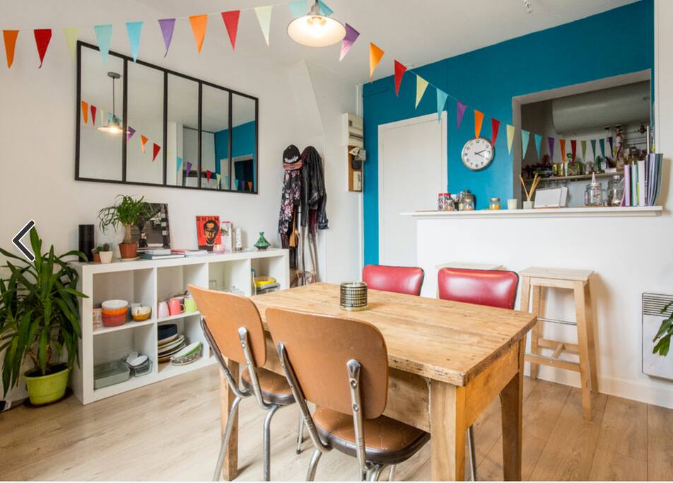 Notre salle à manger et cuisine