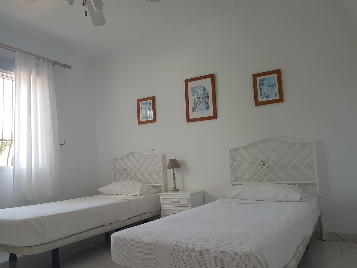 Bedroom 3 downstairs with separate bathroom