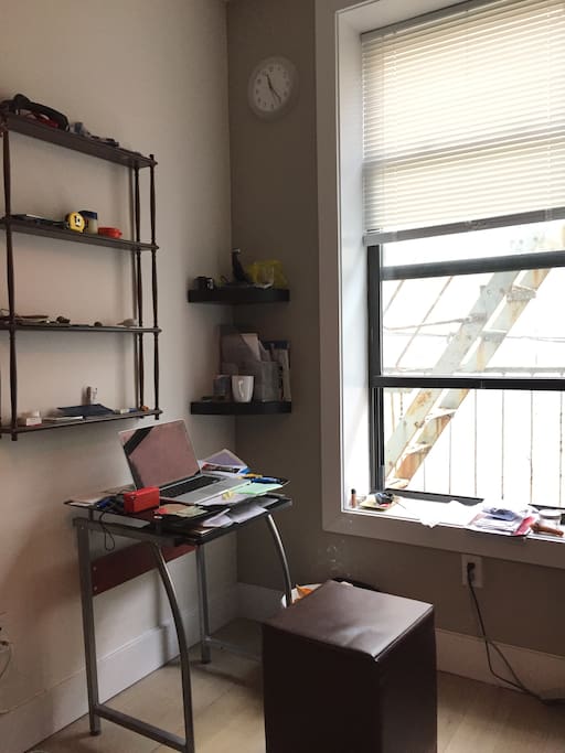 Desk at window